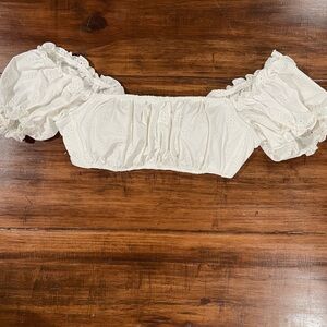 🤩Wild Fable White Floral Swimsuit Size Medium